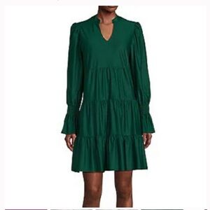 NWT JUDE CONNALLY Tammi Green Tiered Dress